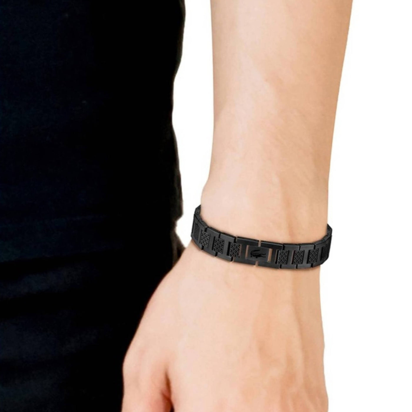 Pulsera Metropole Acero Ionizado Negro | Lacoste · imagen 1