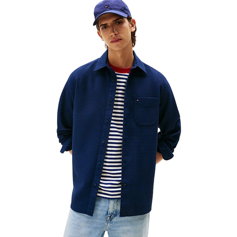 Tommy Hilfiger Camisa Sobrecamisa Waffle Overshirt