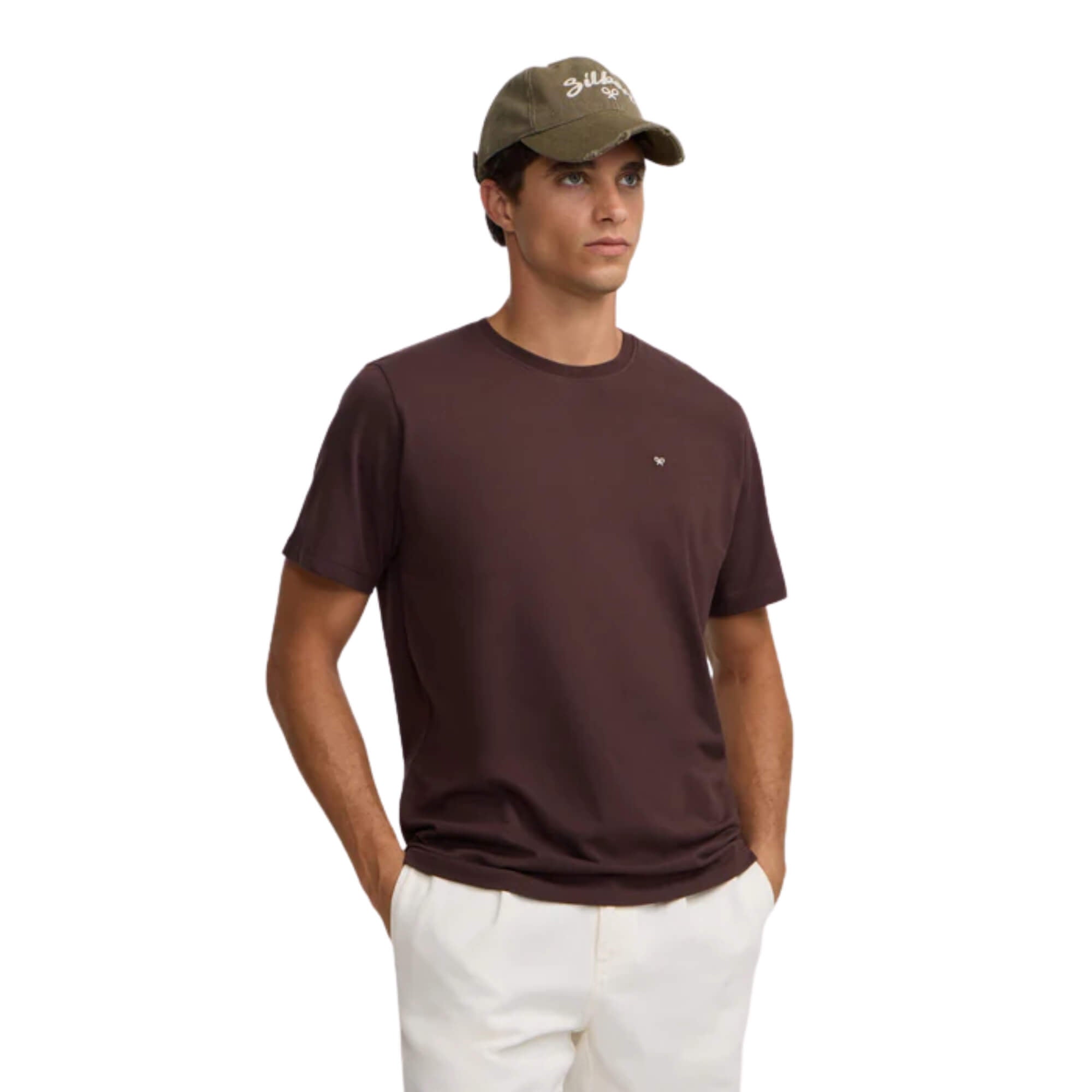 Silbon Camiseta Minilogo Marron · imagen 1