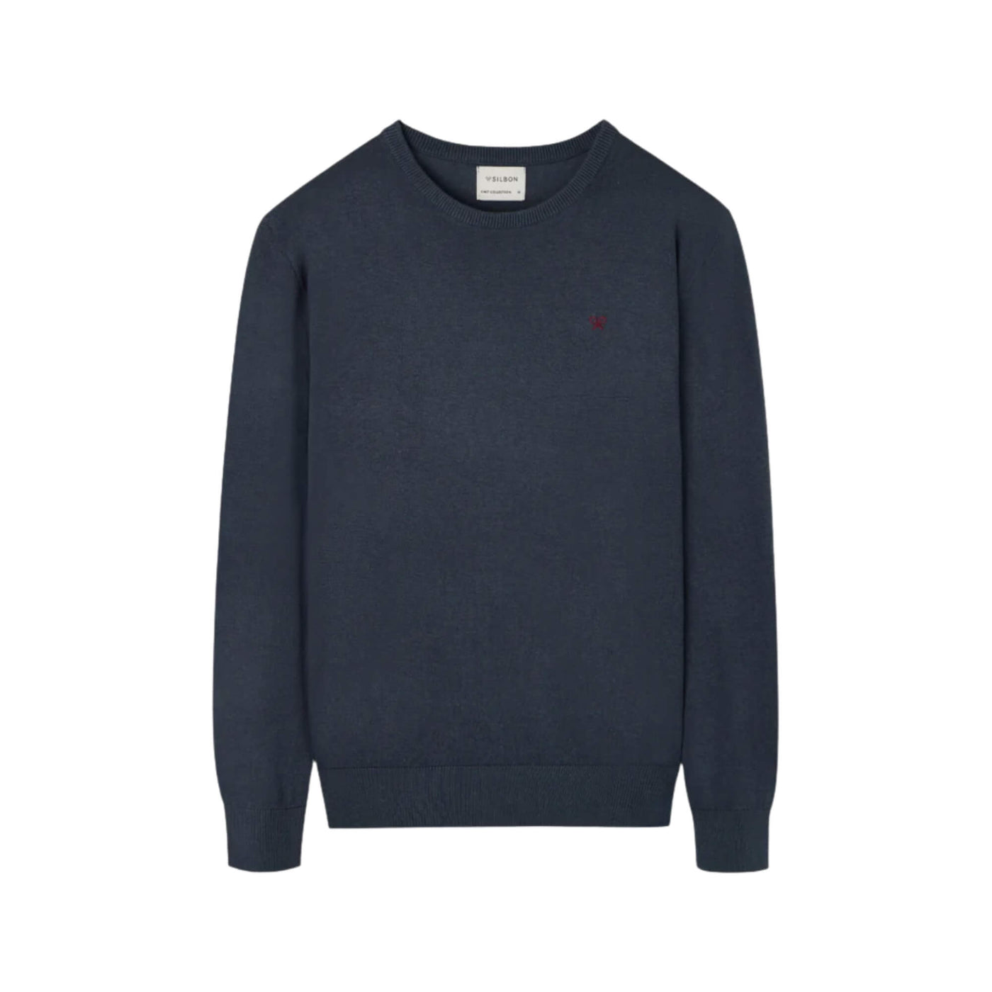Silbon Jersey Classic Cuello Redondo Azul Gris · imagen 2