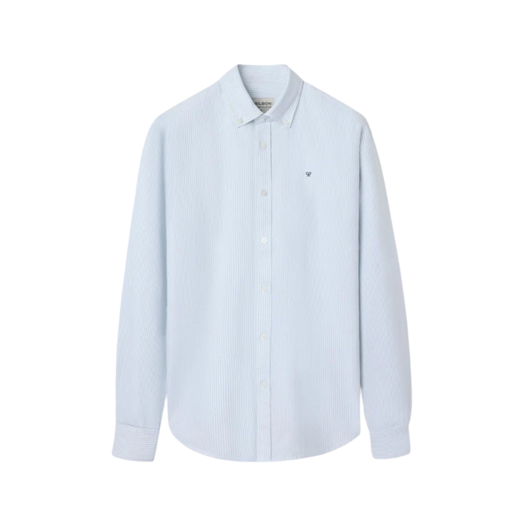Silbon Camisa Sport Oxford Raqueta Rayas Verde · imagen 3