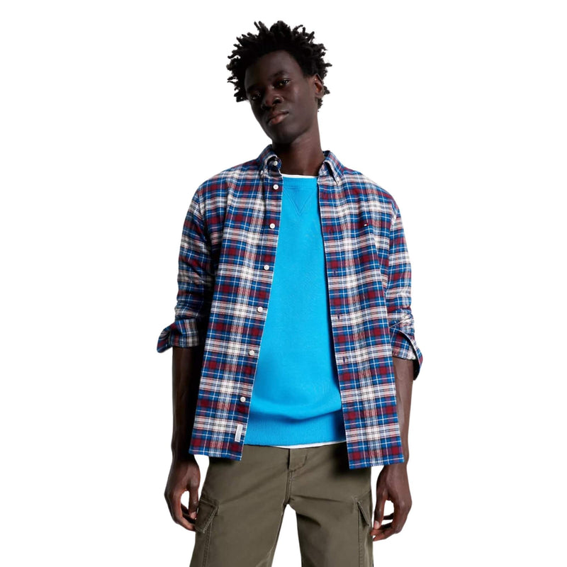 Tommy Hilfiger Camisa Brushed Tartan Small Shirt