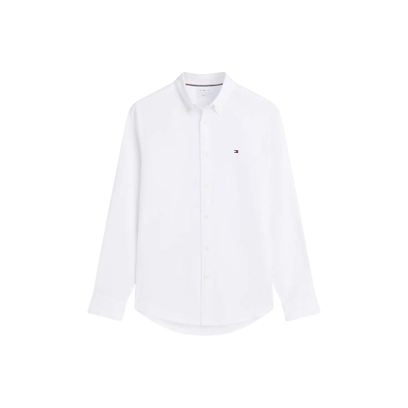 Camisa Tommy Hilfiger Hombre Flex Poplin Mini Dobby - Blanco · imagen 1