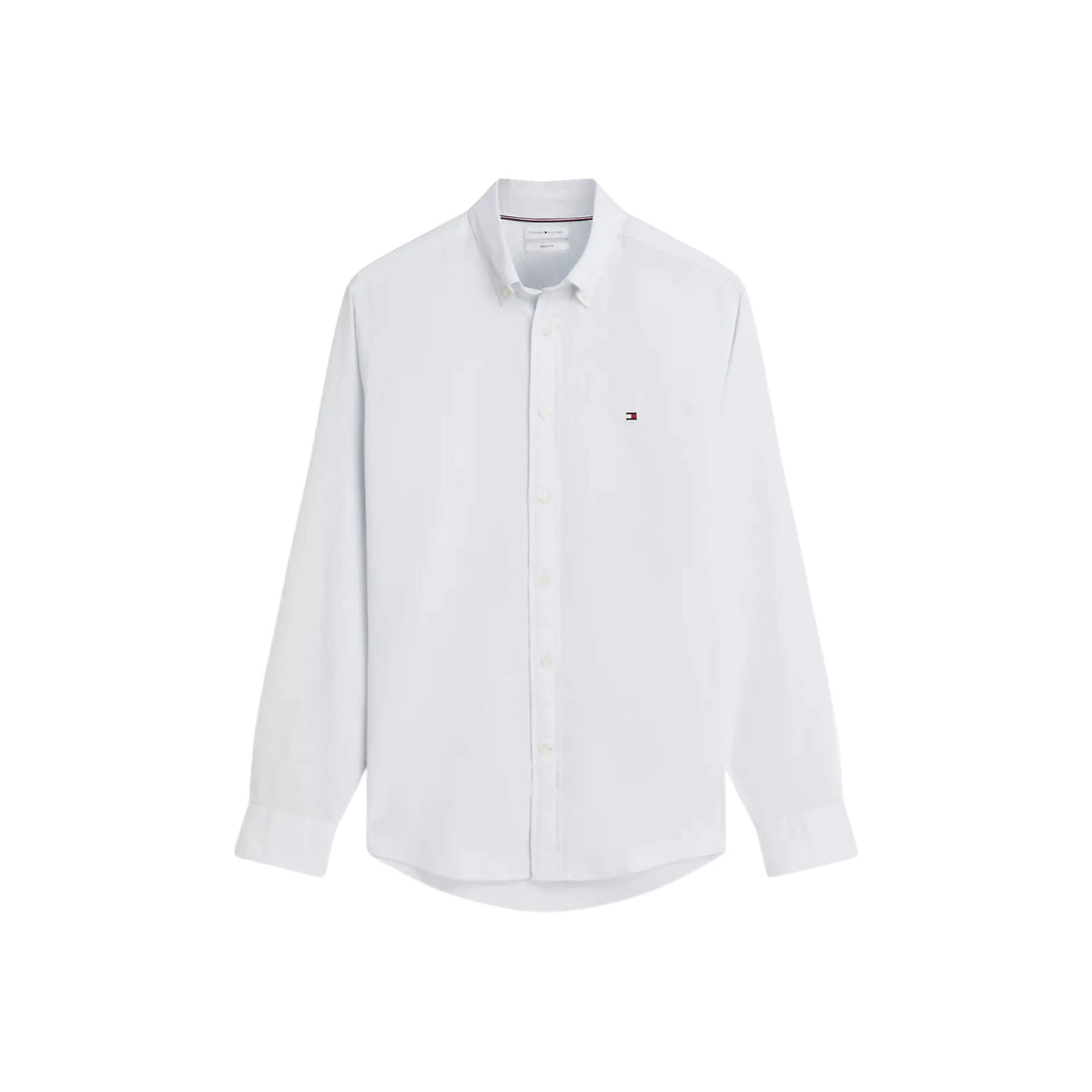 Camisa Tommy Hilfiger Hombre Flex Poplin Mini Dobby - Azul · imagen 1