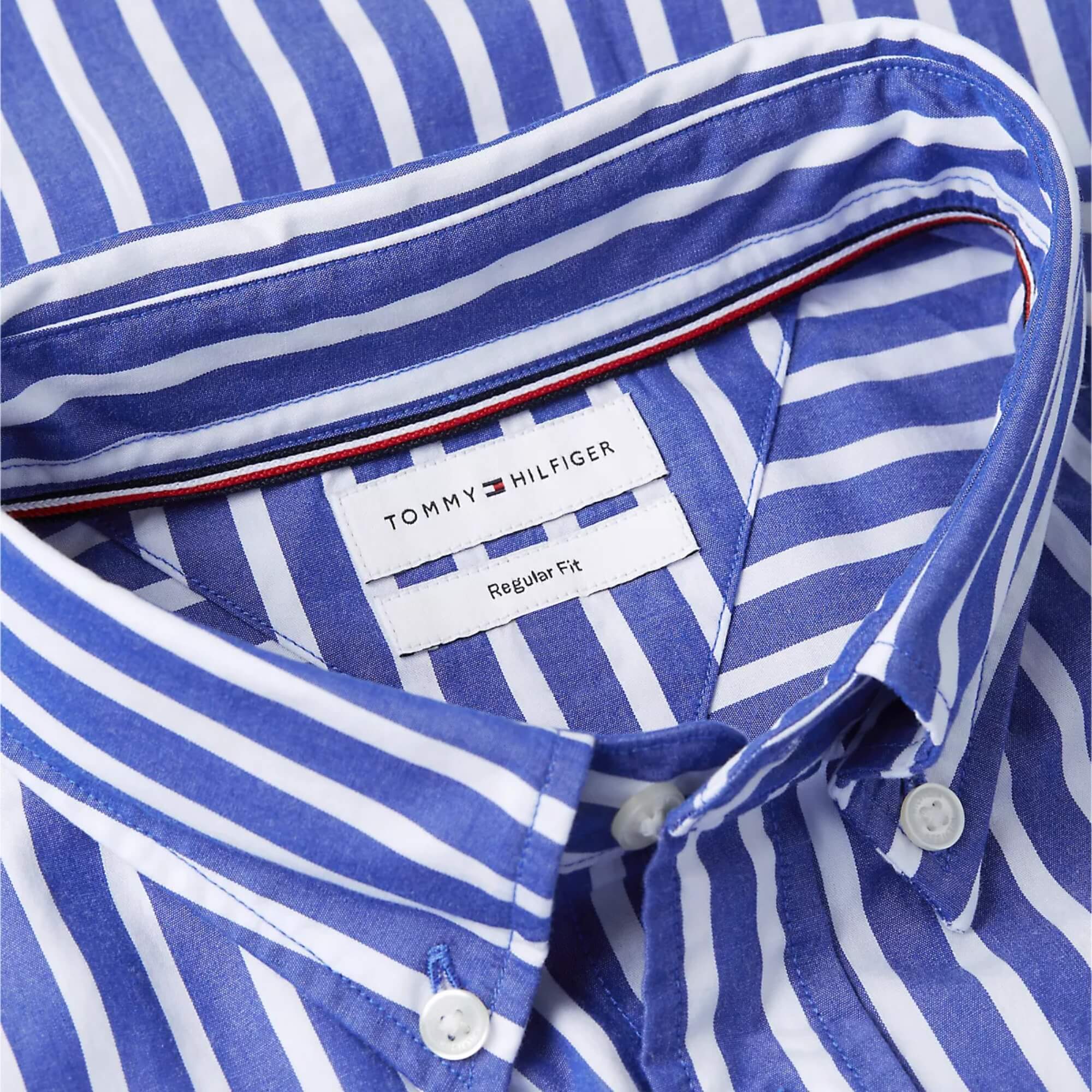 Camisa Tommy Hilfiger Hombre Flex Poplin Rayas Seasonal · imagen 2