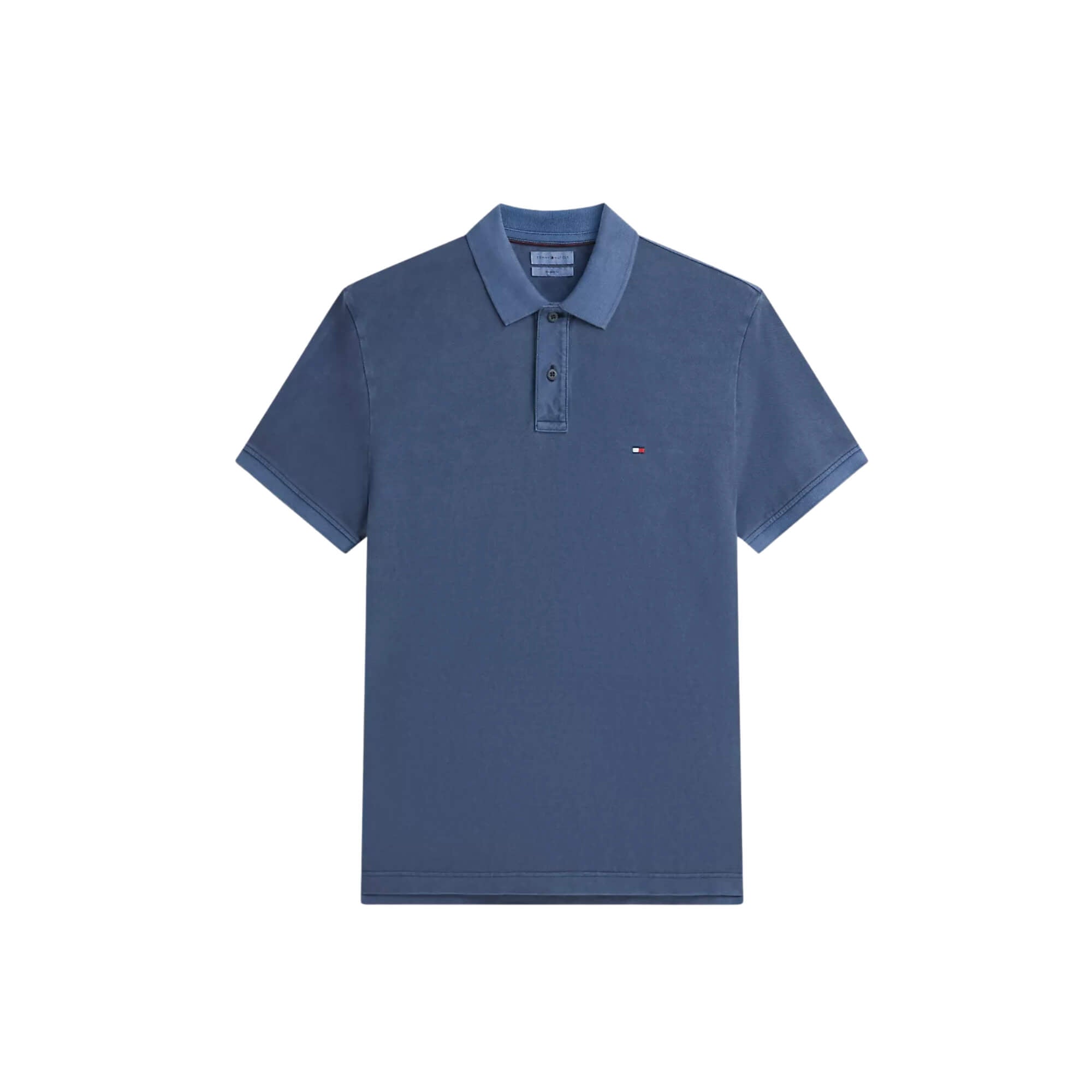 Polo Tommy Hilfiger Hombre Garment Dye Regular - Azul · imagen 1