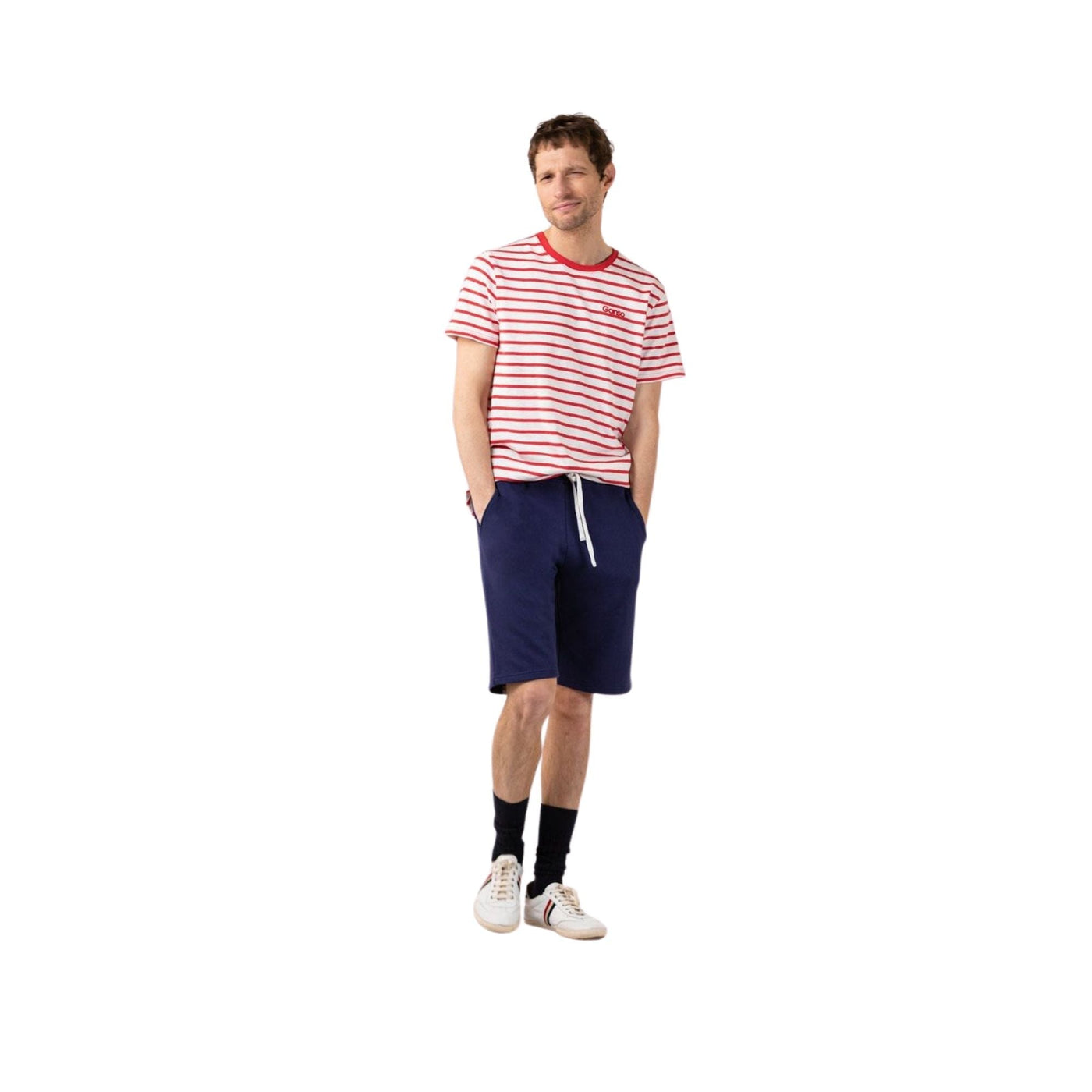 Camiseta Raya Roja Fondo Blanco | El Ganso · imagen 2