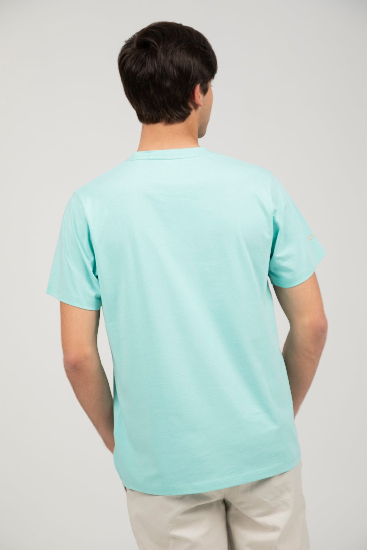Camiseta El Pulpo Hombre Bordado Logo Contraste Verde · imagen 2