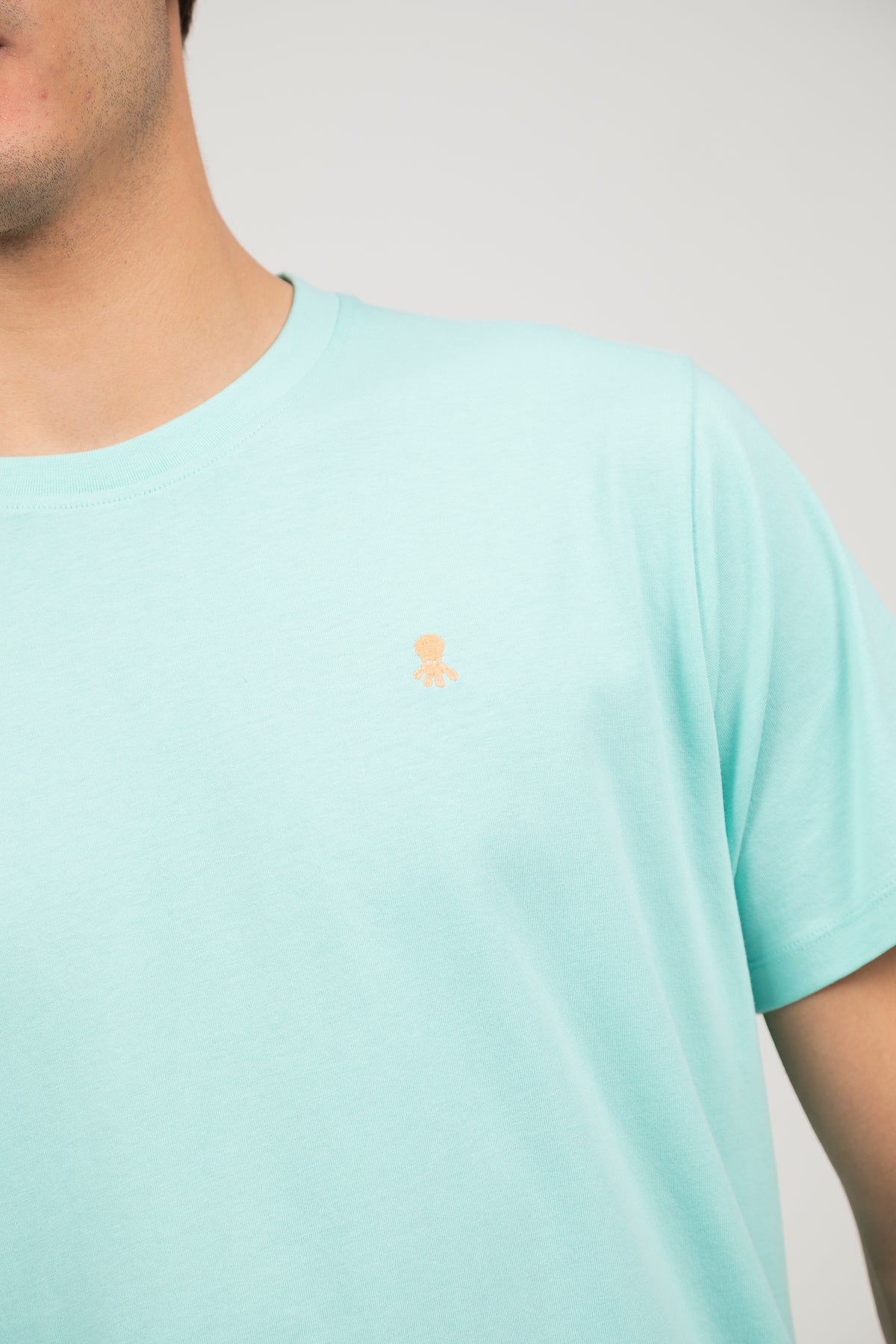 Camiseta El Pulpo Hombre Bordado Logo Contraste Verde · imagen 3