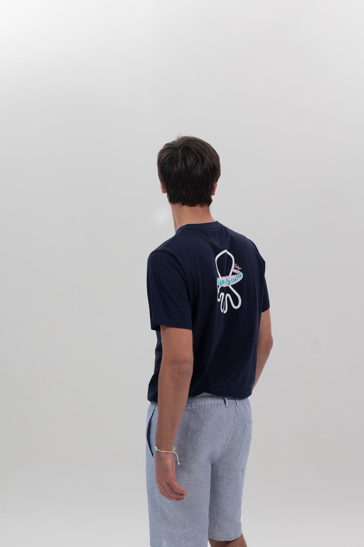 Camiseta El Pulpo Hombre Estampado Logo Azul Marino · imagen 2