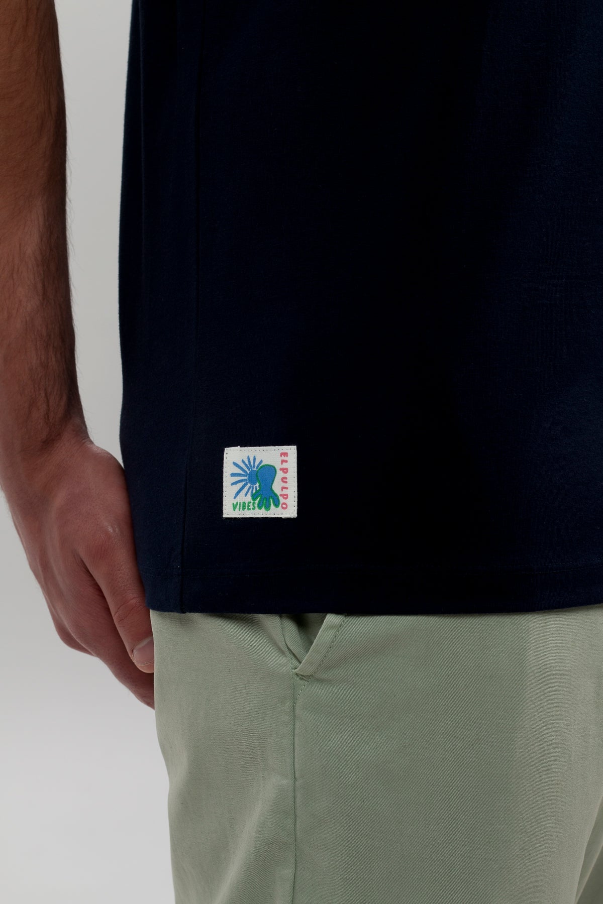 Camiseta El Pulpo Hombre New Chapter Azul Marino · imagen 3