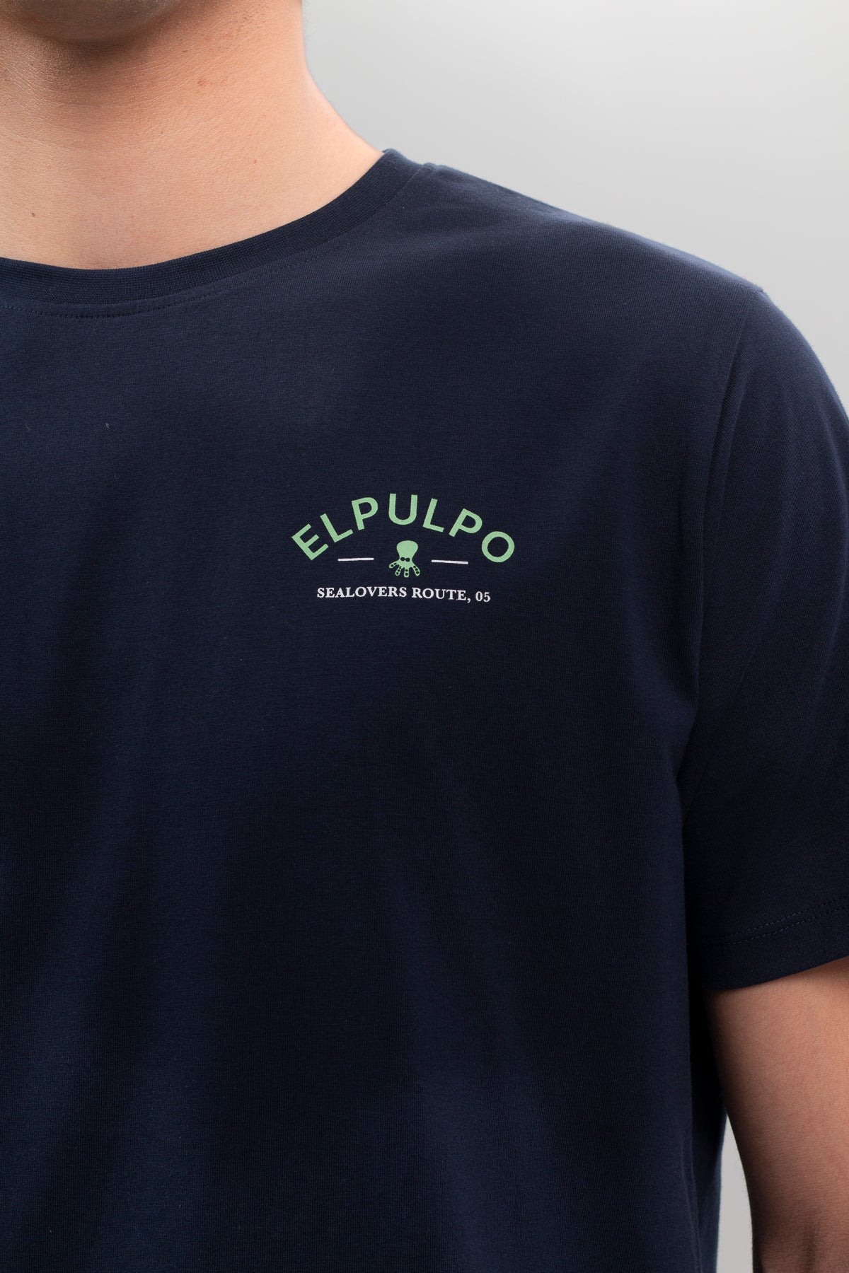 Camiseta El Pulpo Hombre New Chapter Azul Marino · imagen 4
