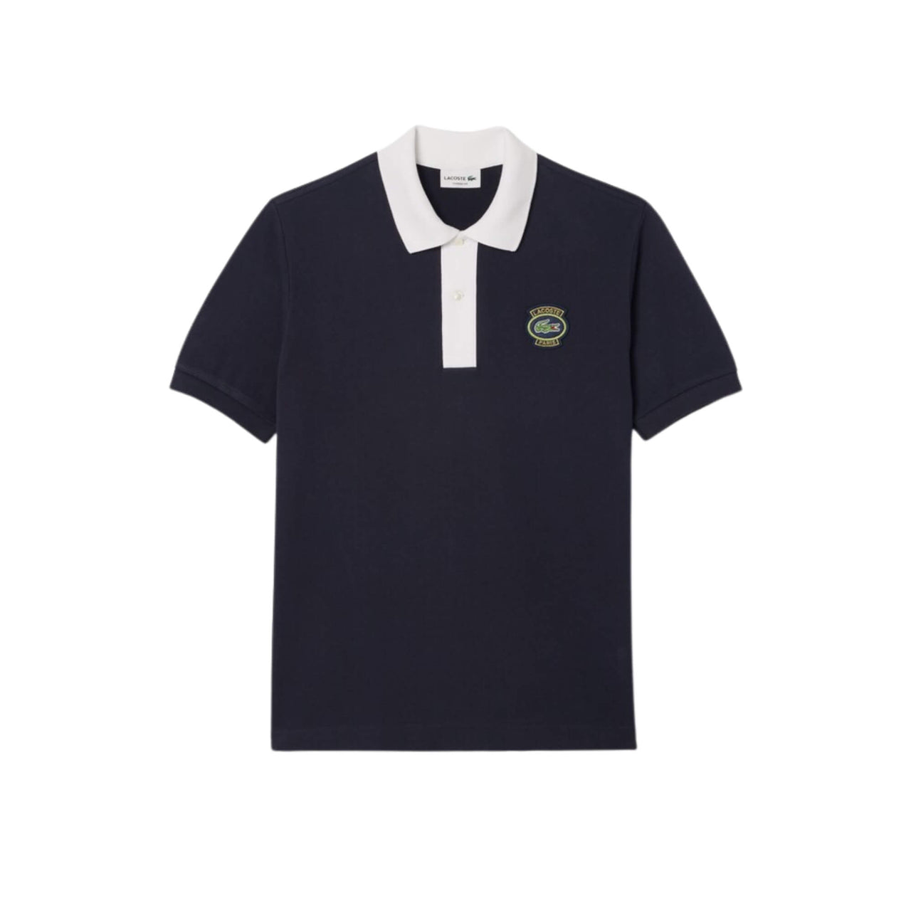 Ph7447G45 Polos Lacoste Hombre Short Sleeved Ribbed Collar Shirt