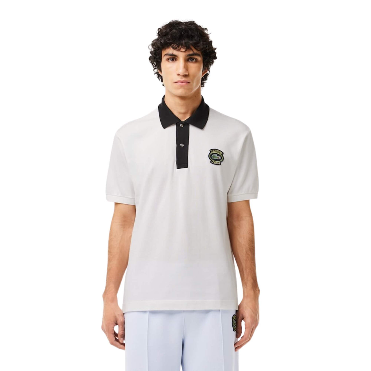 Ph73698Lp Polos Lacoste Hombre Short Sleeved Ribbed Collar Shirt