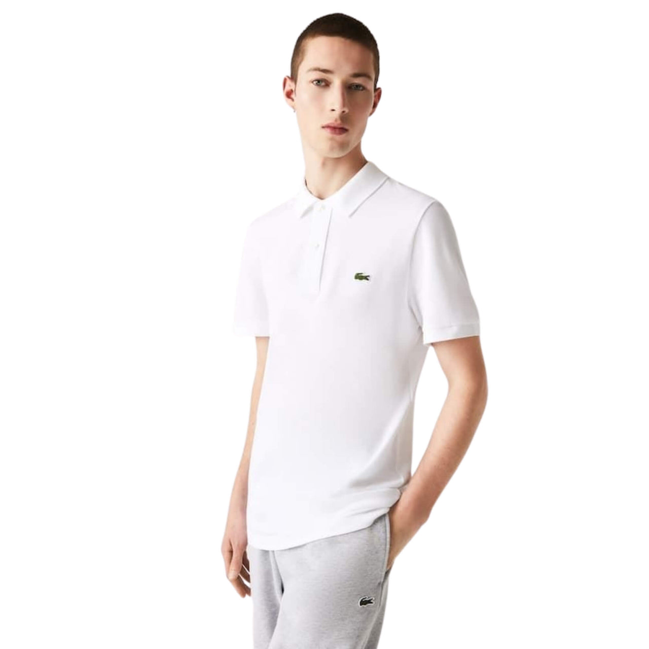 Ph4012001 Polos Lacoste Hombre Short Sleeved Ribbed Collar Shirt