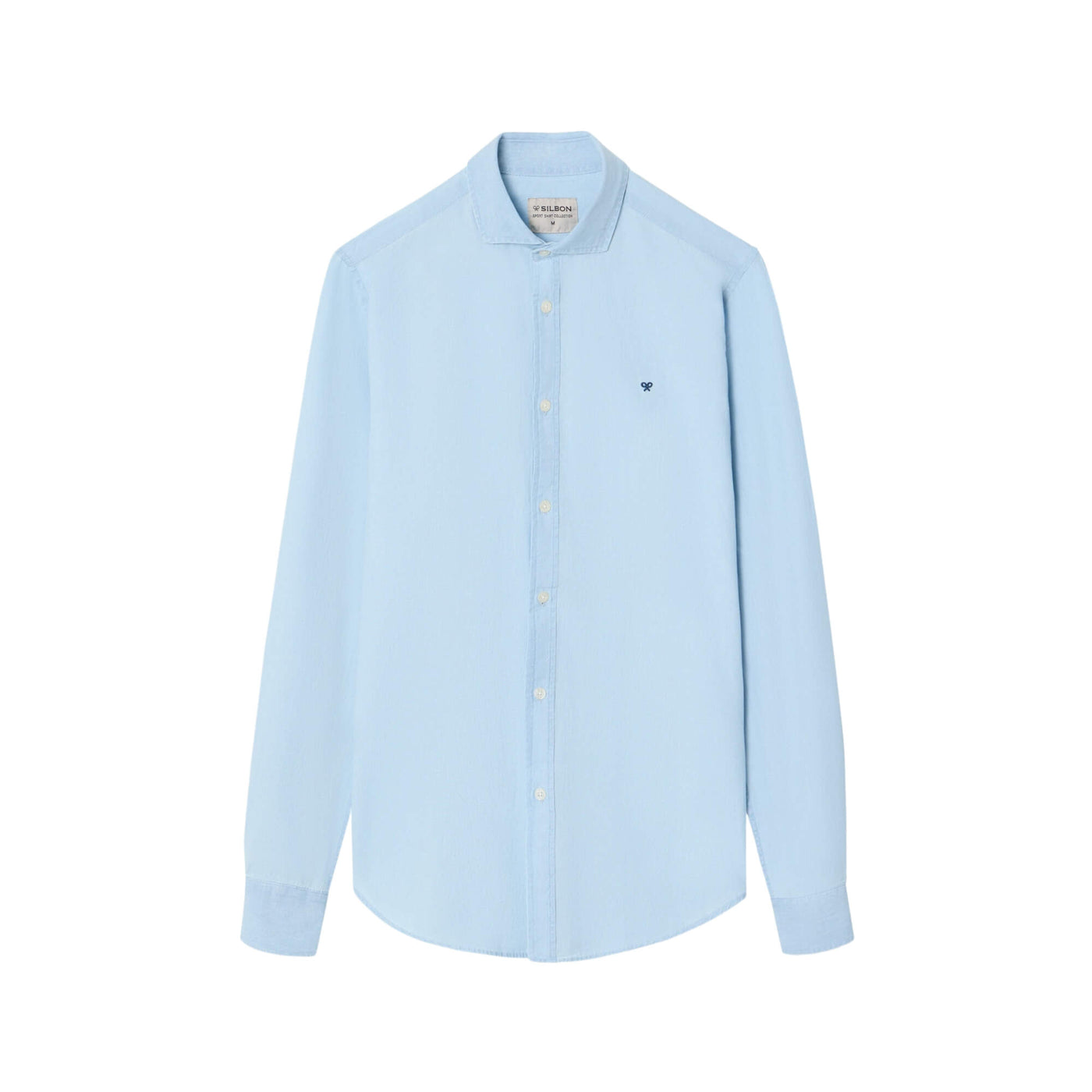 Camisa Sport Cutaway Denim Azul Claro | Silbon · imagen 1