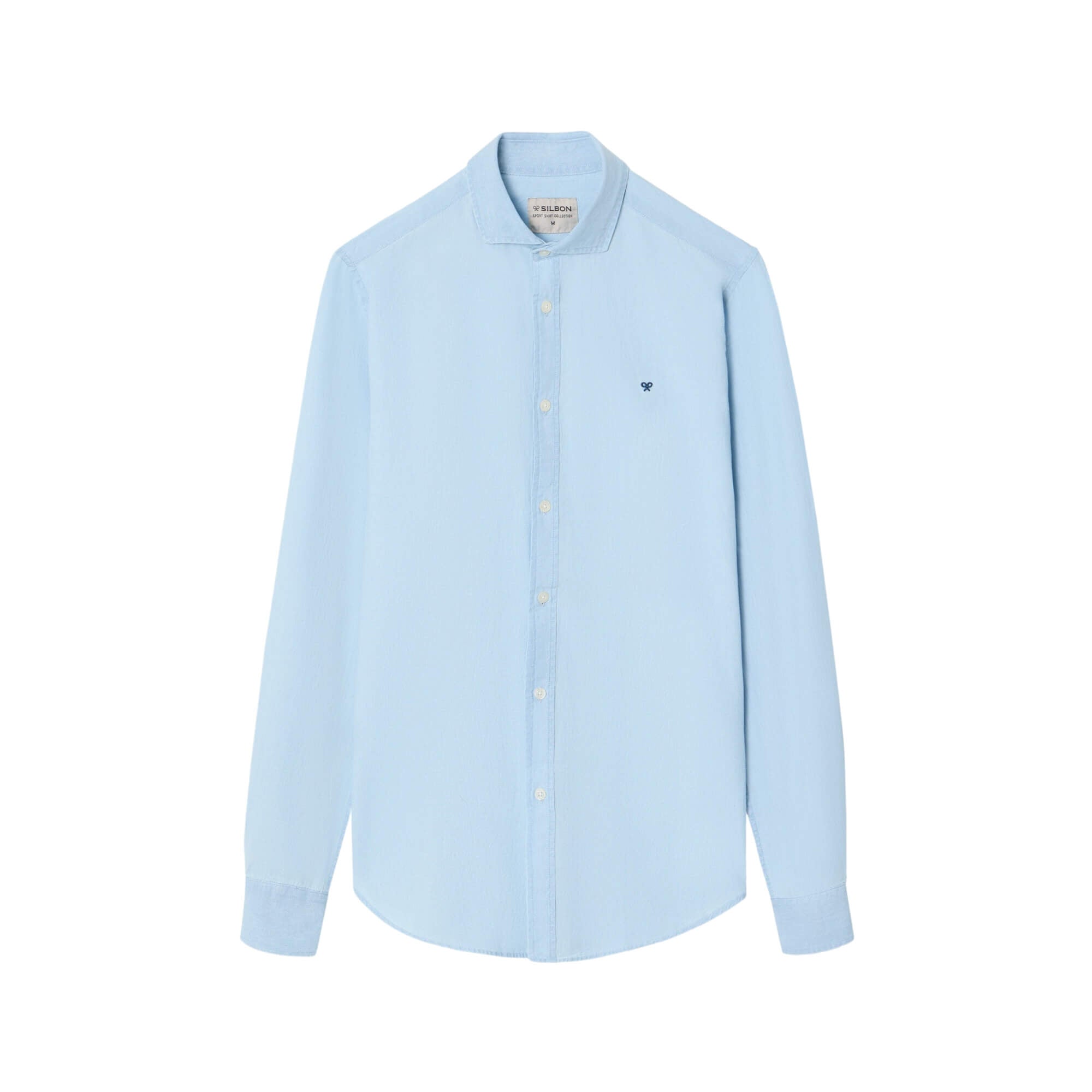 Camisa Sport Cutaway Denim Azul Claro | Silbon · imagen 1