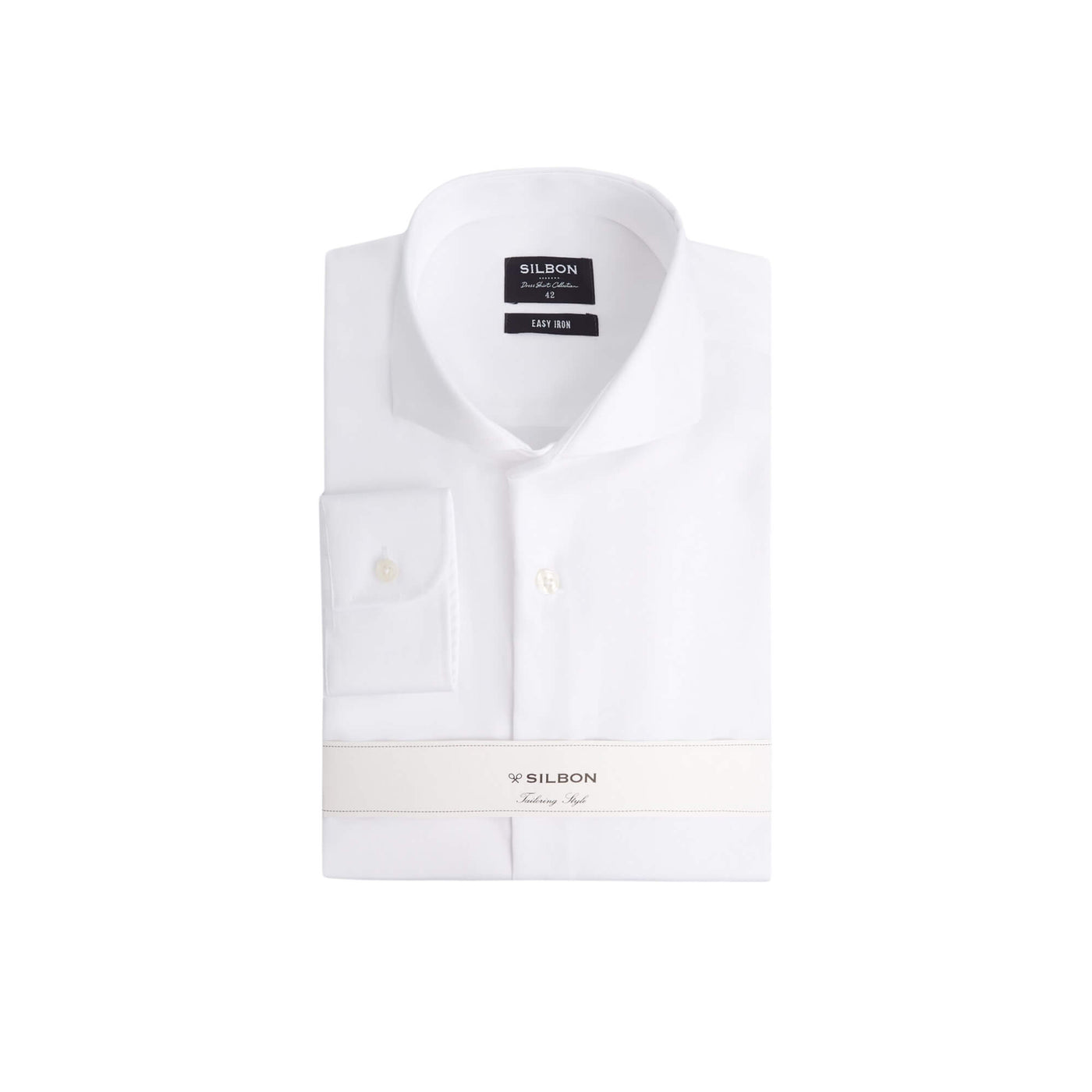Camisa Vestir Blanca Puño Simple Easy Ir | Silbon · imagen 3