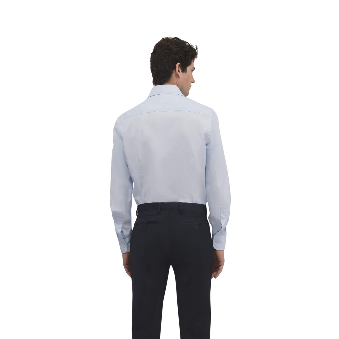 Camisa Silbon Hombre Vestir Mini Rayas Celeste · imagen 5