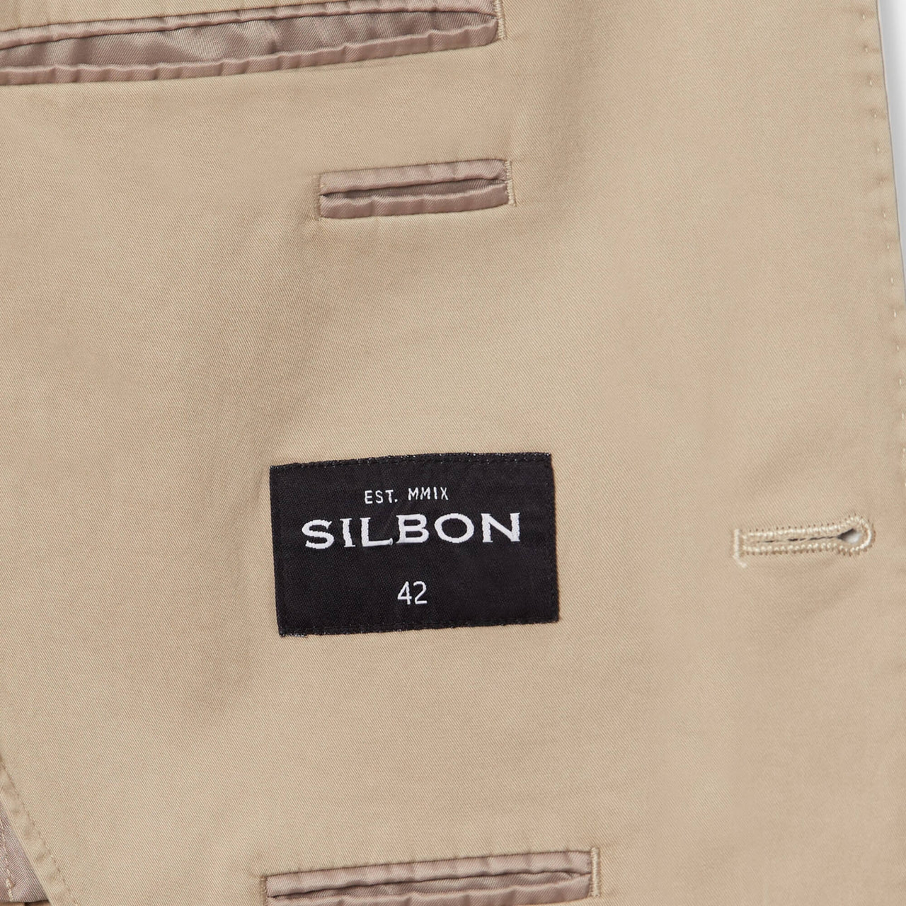 124916 Americanas Silbon Hombre Casual Beige Medio