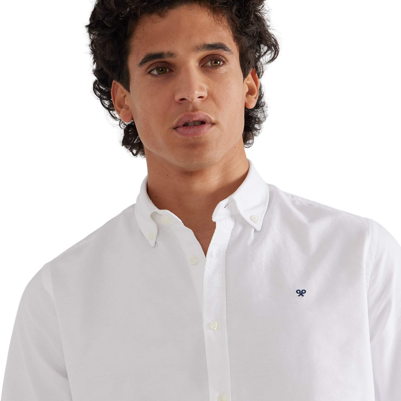 123591  Camisas Silbon Hombre Sport Oxford Blanca