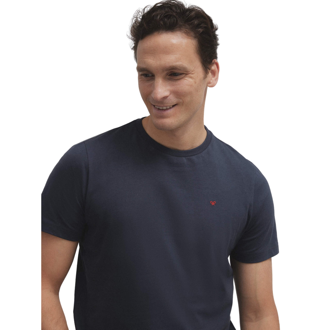 124602 Camiseta Silbon Hombre Minilogo Azul Marino