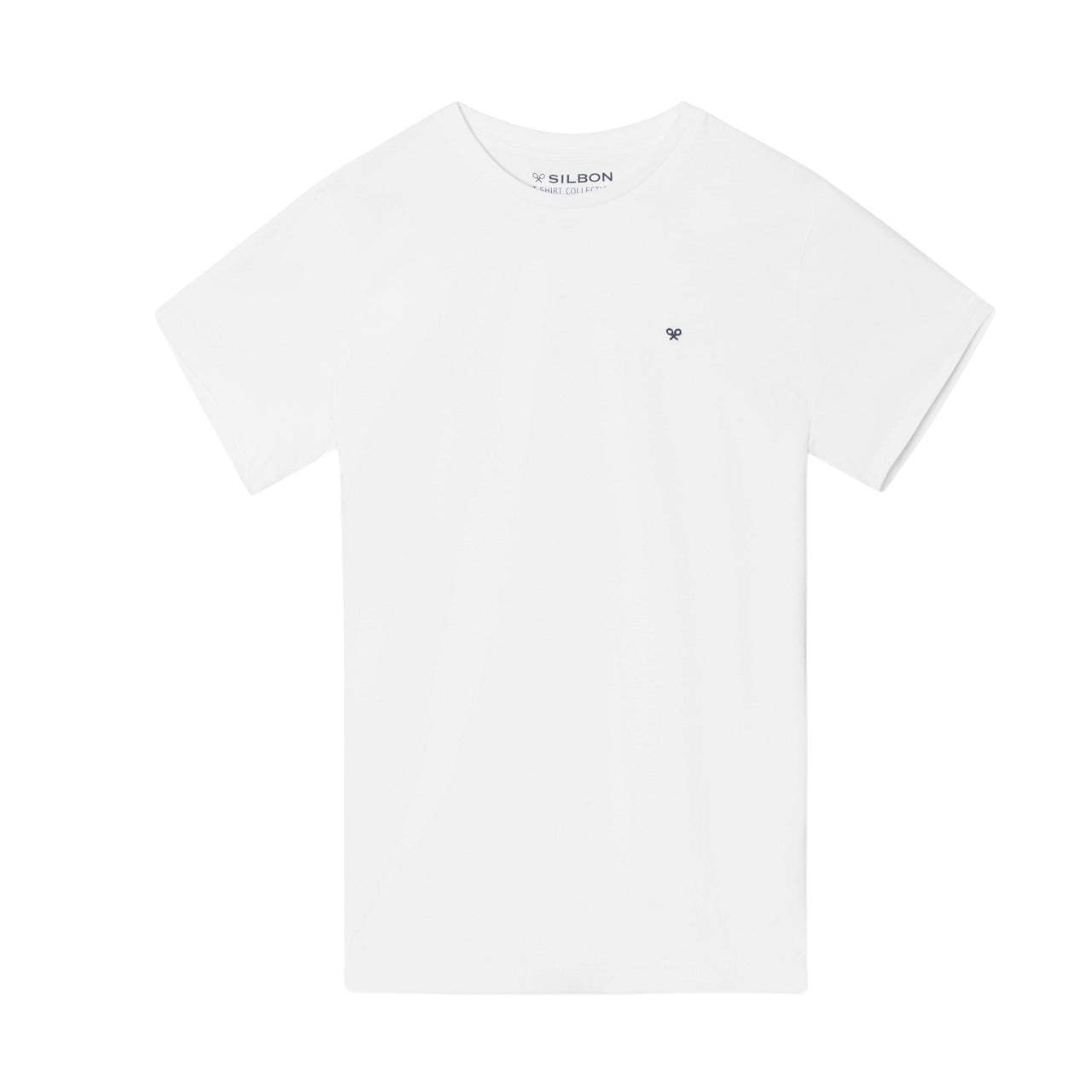 124603 Camisetas Silbon Hombre Minilogo Blanco