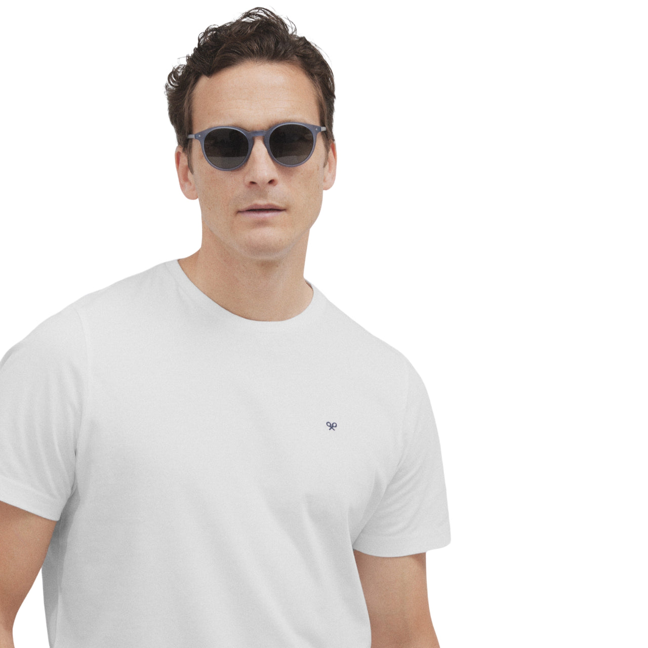 124603 Camisetas Silbon Hombre Minilogo Blanco