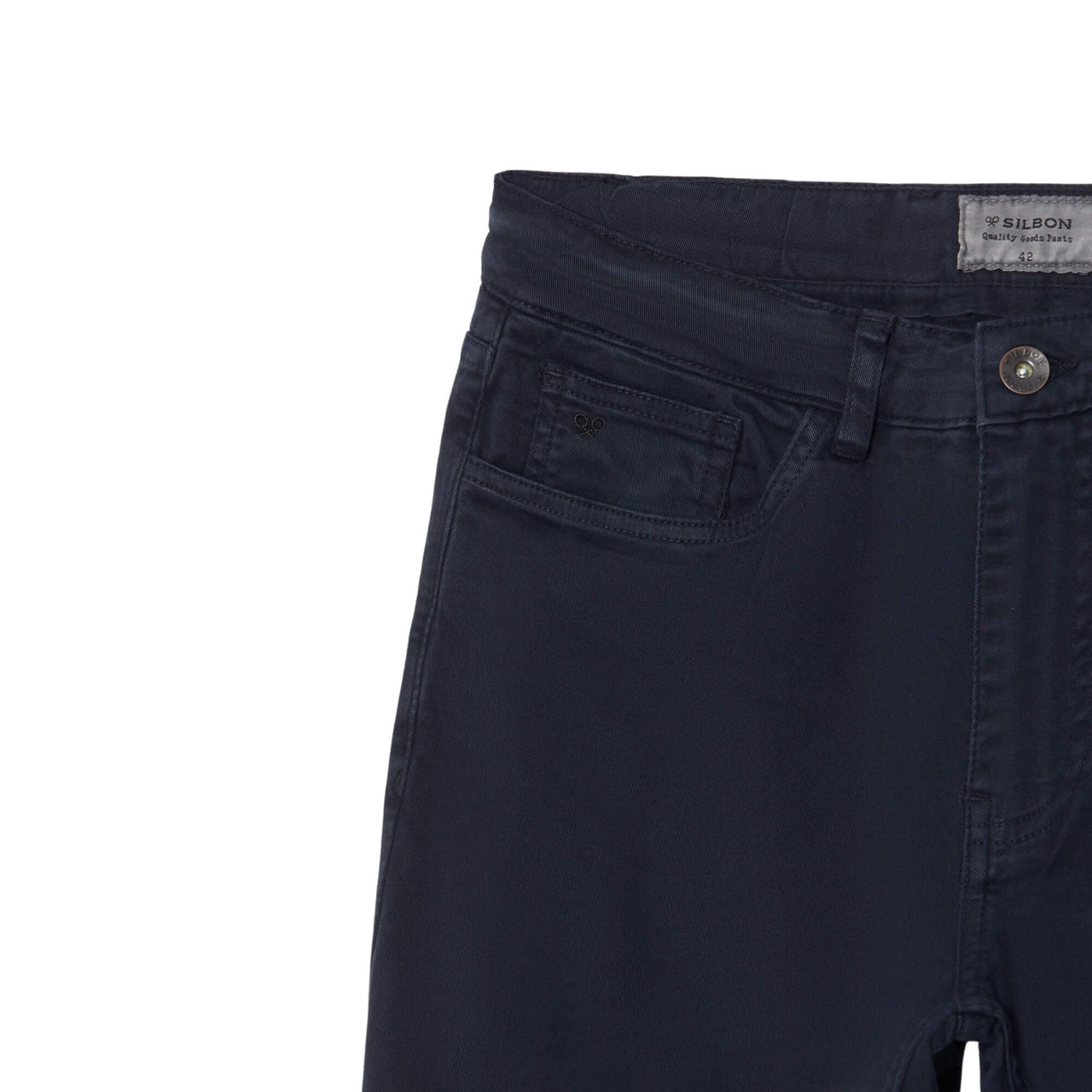 124872 Pantalones Silbon Hombre Sport Cinco Bolsillos Azul Marino