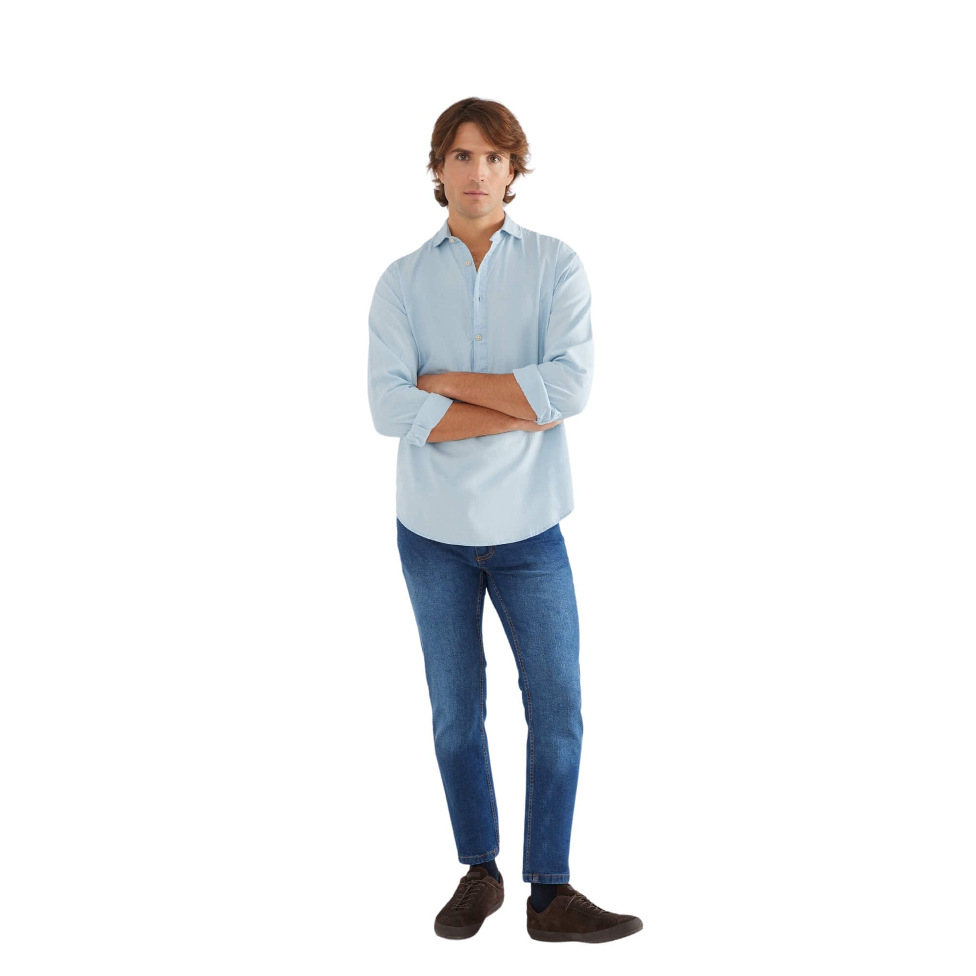 Pantalon Camisas Polera Sport Denim Azul Claro | Silbon · imagen 1