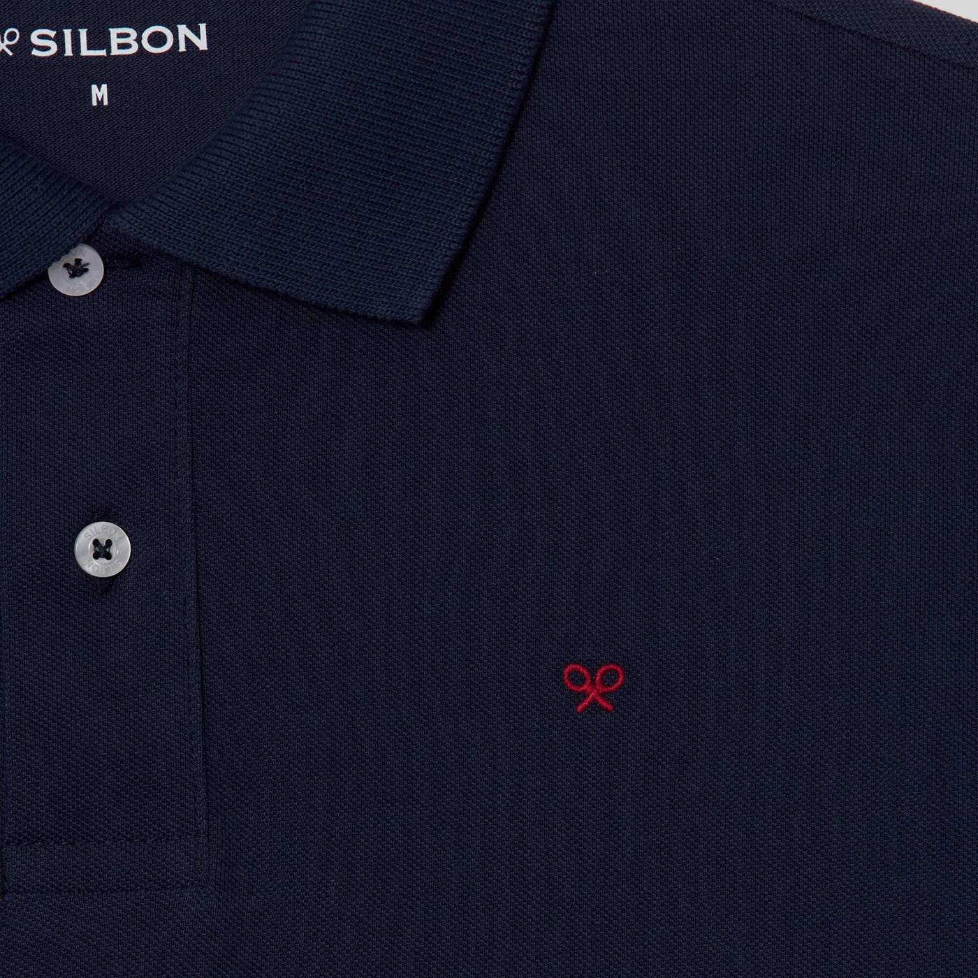 Polo Clasico Liso Azul Marino | Silbon · imagen 5