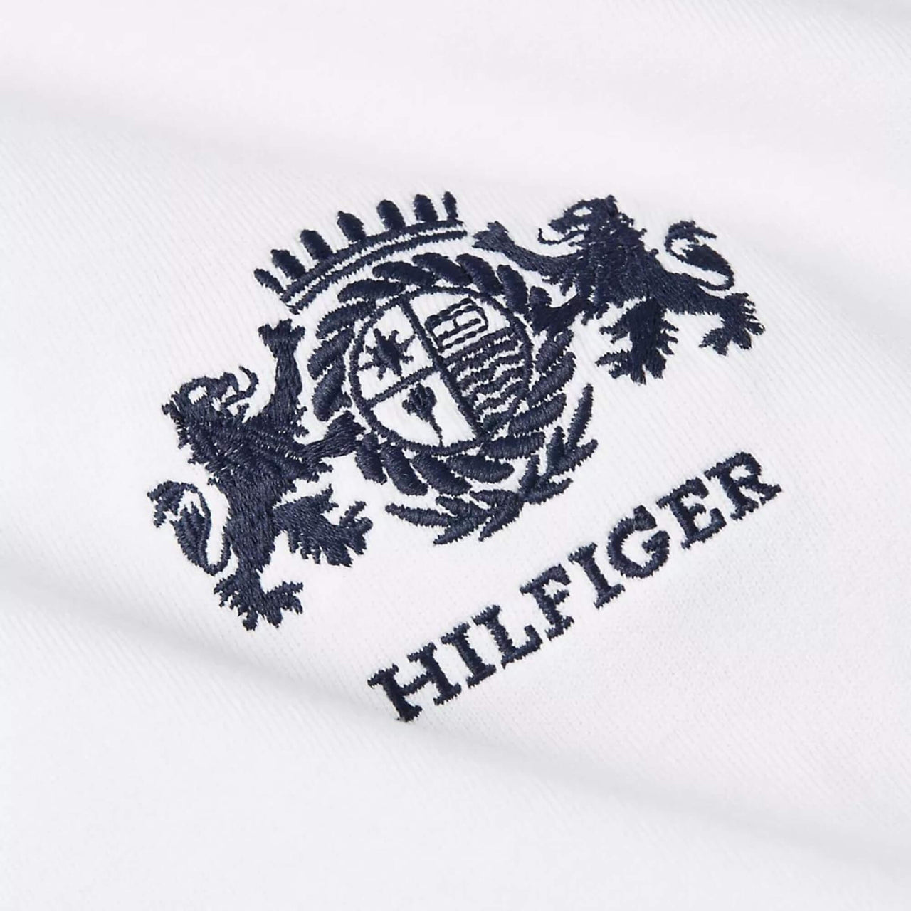 Mw0Mw37284Ybr Camisetas Tommy Hilfiger Hombre Small Crest Embro Tee