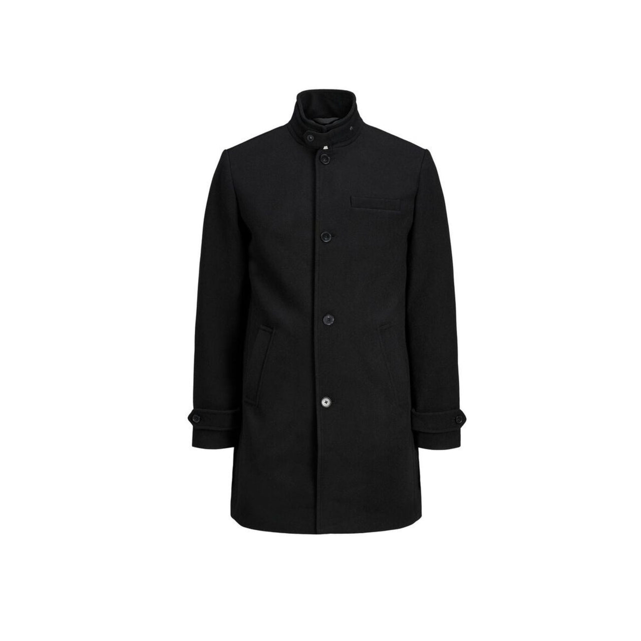 12177644BLACK Abrigo jack jones jprblamelton wool coat sn