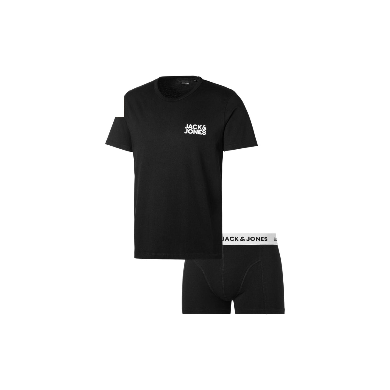 12180190BLACK Camiseta + boxer jack jones jacsustainable giftbox