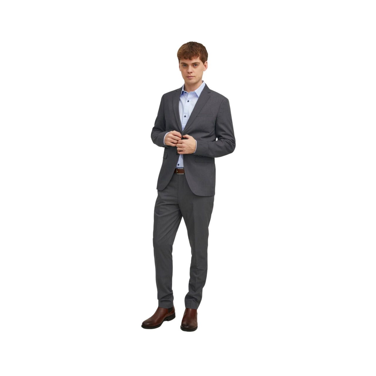 12181339Dark Grey Melange  Traje jack jones jprfranco suit noos