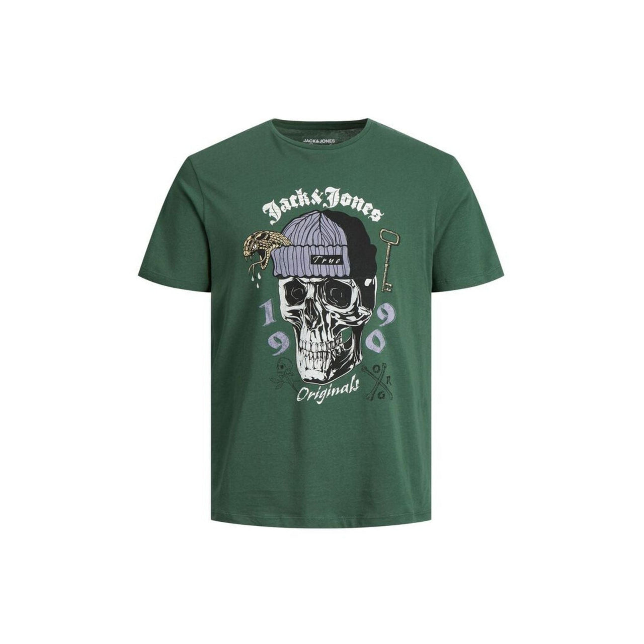 12205684TREKKING GREEN STANDARD Camiseta jack jones jordome tee ss crew neck sn