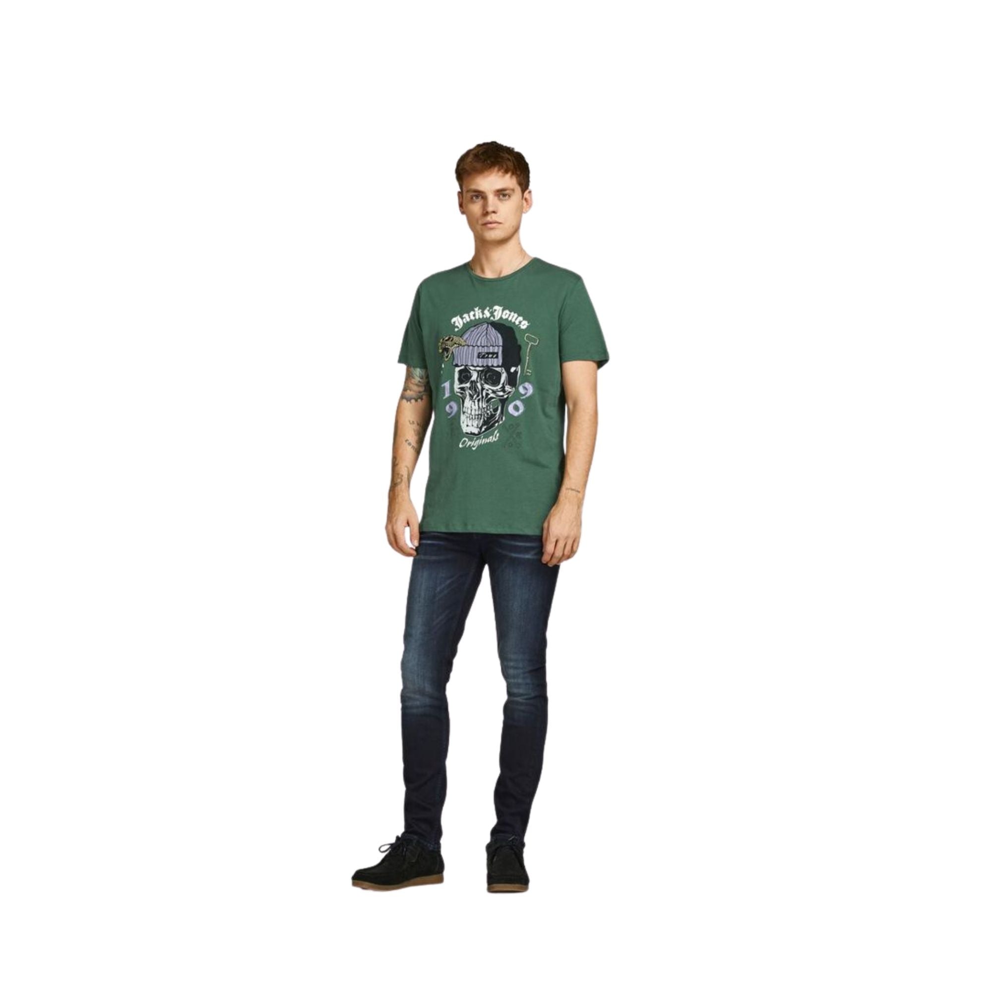 Camiseta Jordome Tee Ss Crew Neck Sn Green | Jack & Jones · imagen 3