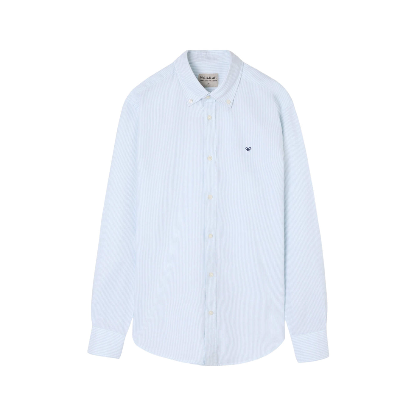 Camisa Sport Oxford Rayas Verde Claro | Silbon · imagen 3