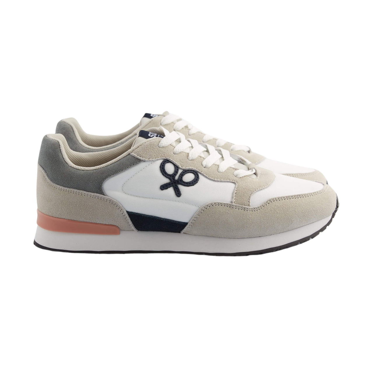 124451 Zapatilla  Silbon Hombre Running Style Beige