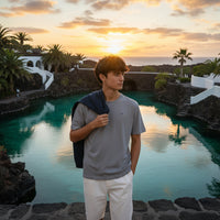 Thumbnail for 133782 Camisetas Silbon Hombre Pixel Etnico Azul Gris