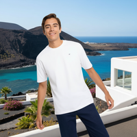 Thumbnail for 133775 Camisetas Silbon Hombre Relaxed Fit Sport College Blanco