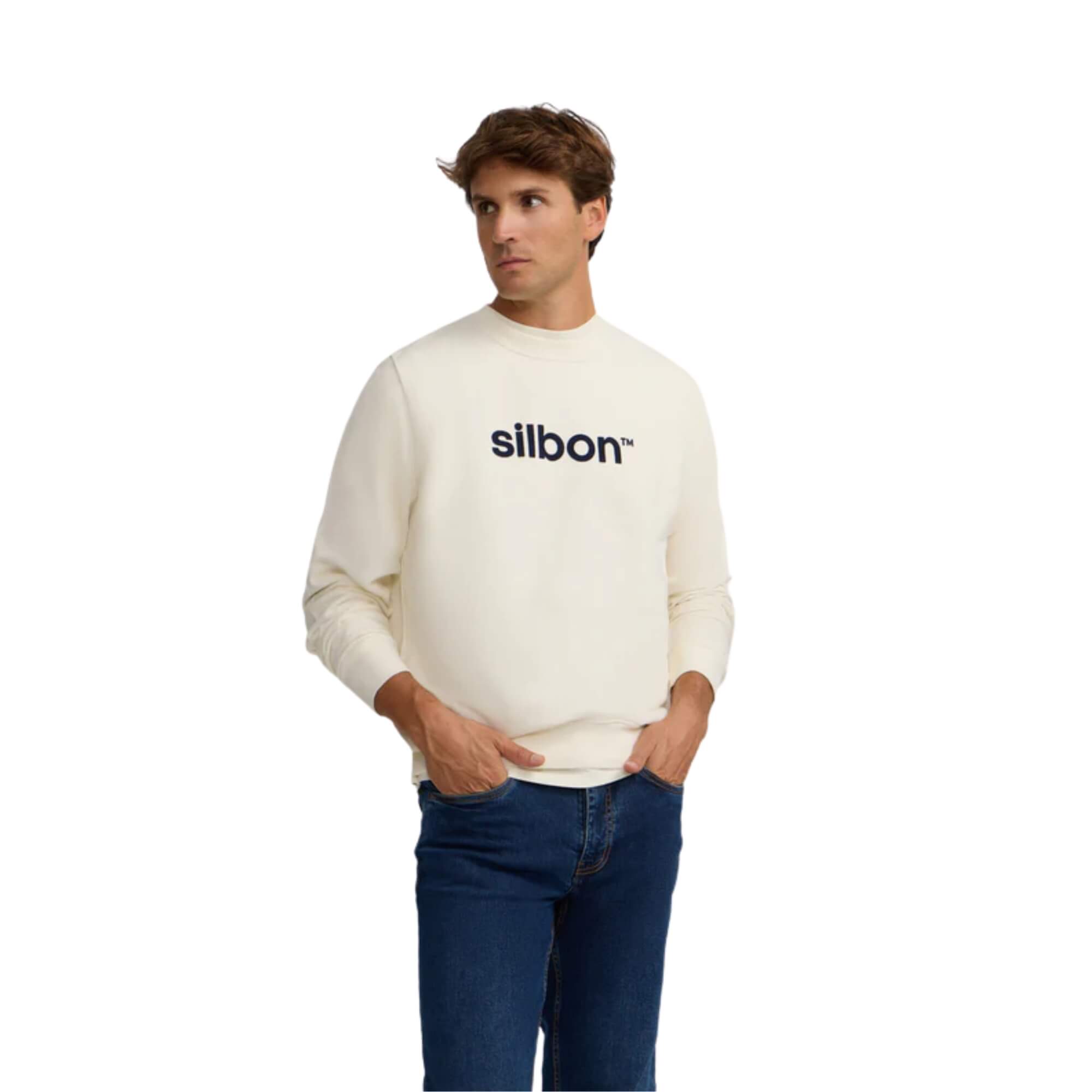Sudadera Flock Crema | Silbon · imagen 5