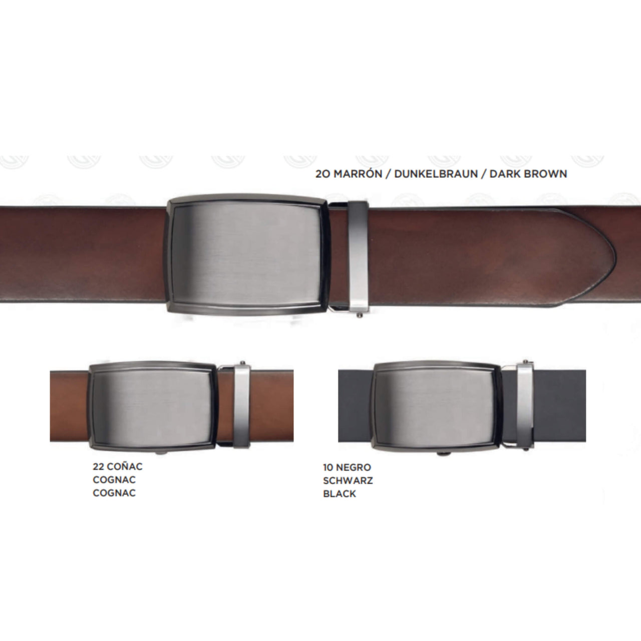 506510 Cinturones Lindenmann Hombre Automático Piel 5065