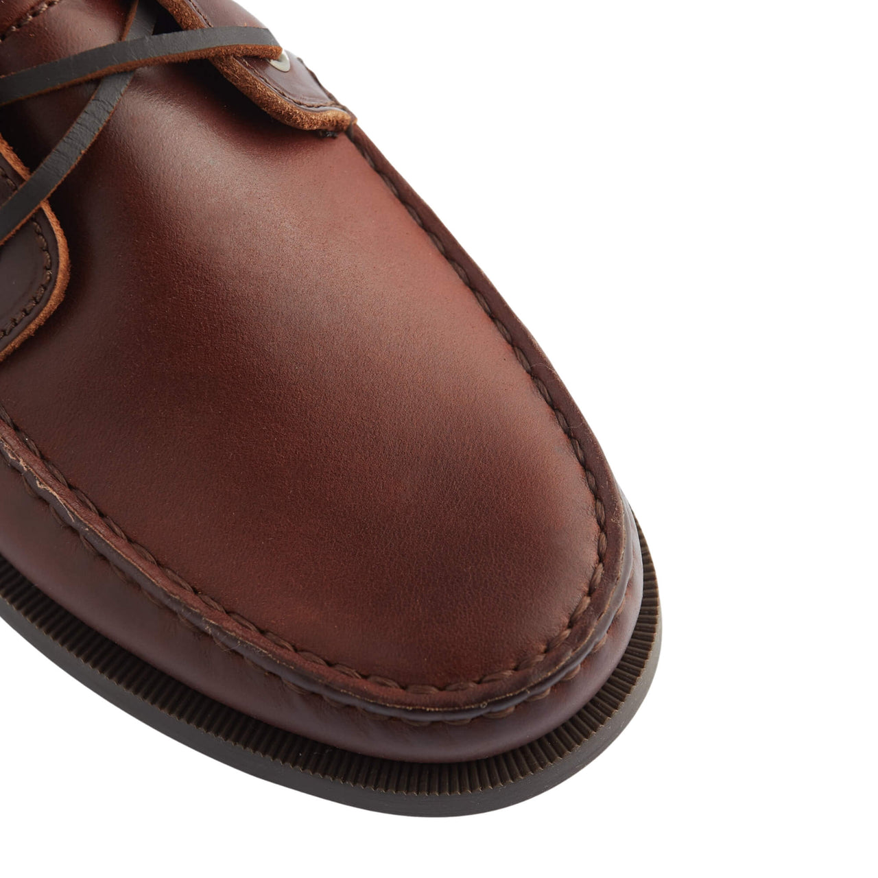 125365 Zapato Silbon Hombre Nautico Piel Fino Marron