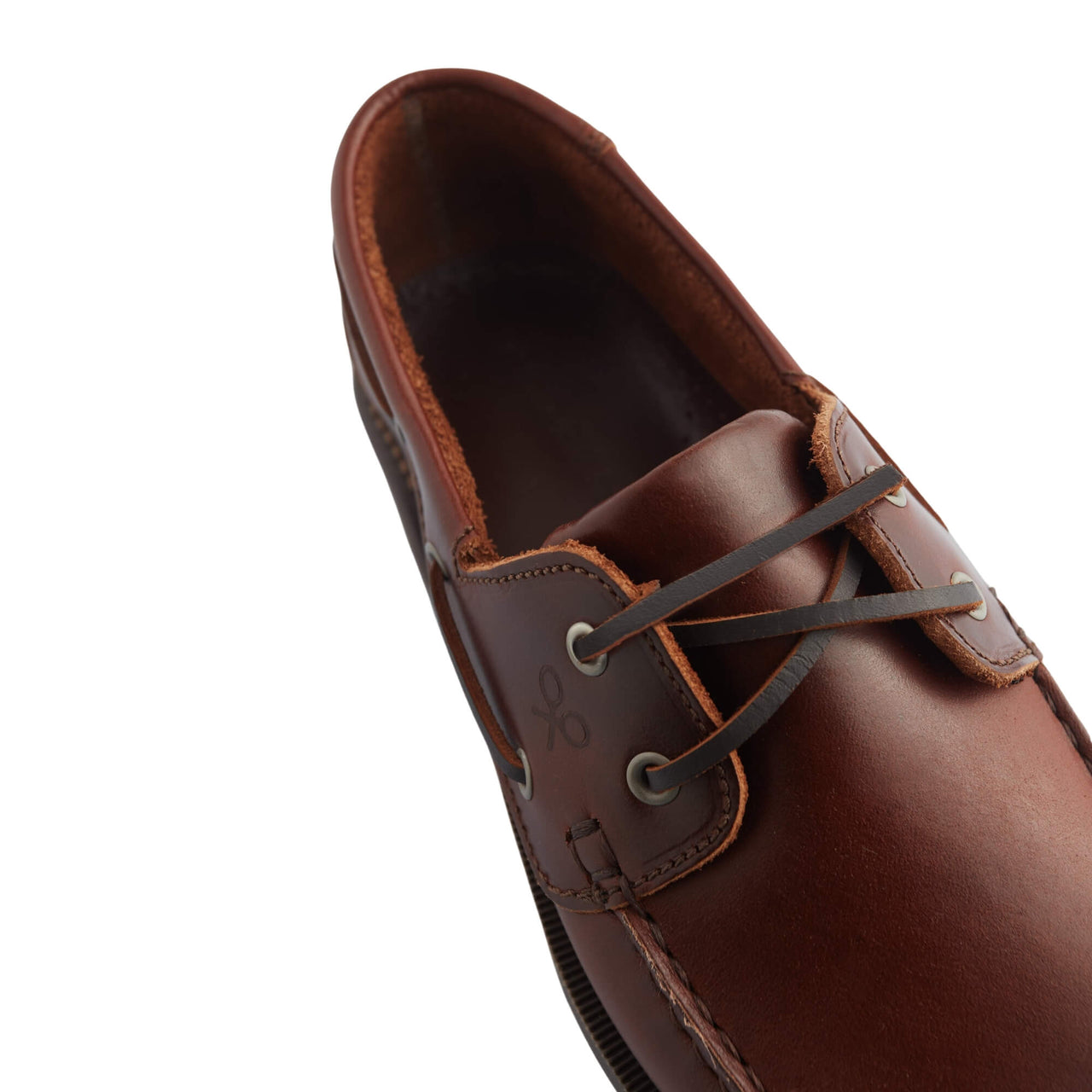 125365 Zapato Silbon Hombre Nautico Piel Fino Marron