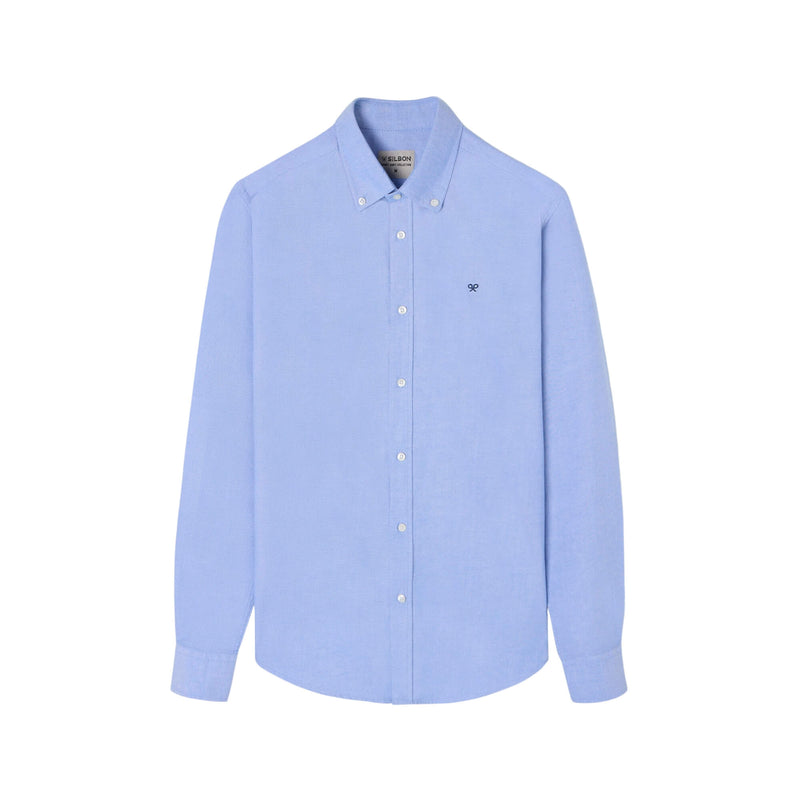 Camisa Sport Oxford Azul Medio | Silbon