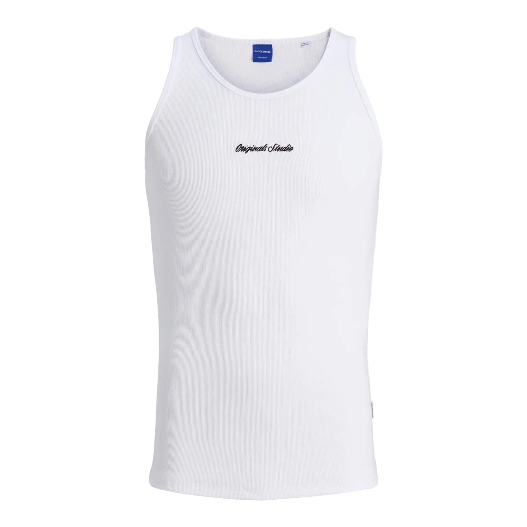 Camiseta Jornorrebro Rib Tank Top White | Jack & Jones · imagen 2