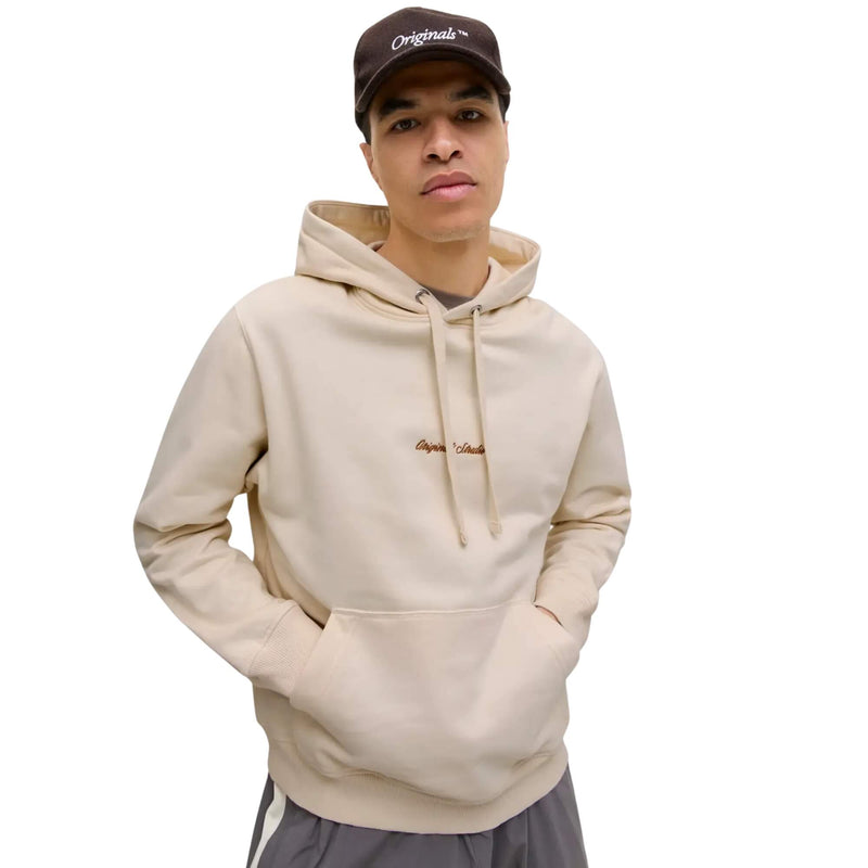 Sudadera White Jornorrebro Emb Sweat | Jack & Jones