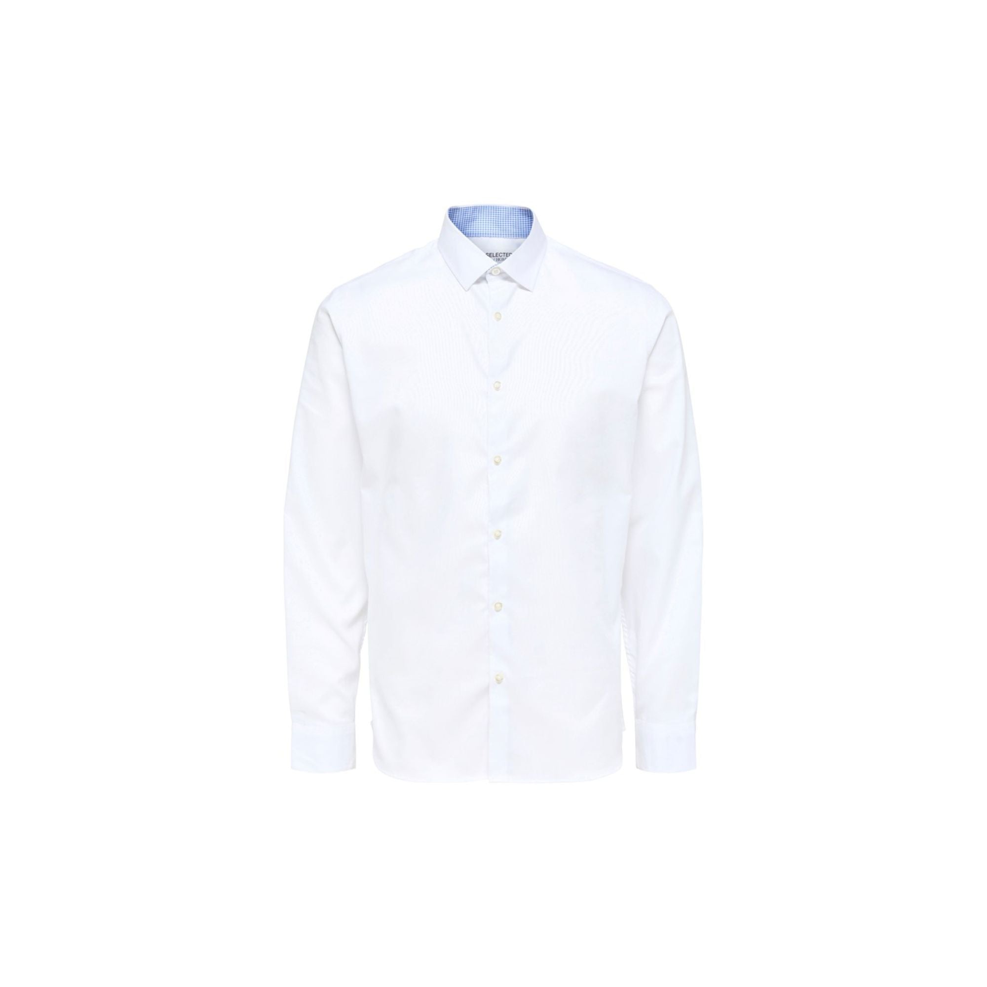 Selected Camisa Slhslimnew-mark Shirt Ls B White · imagen 1