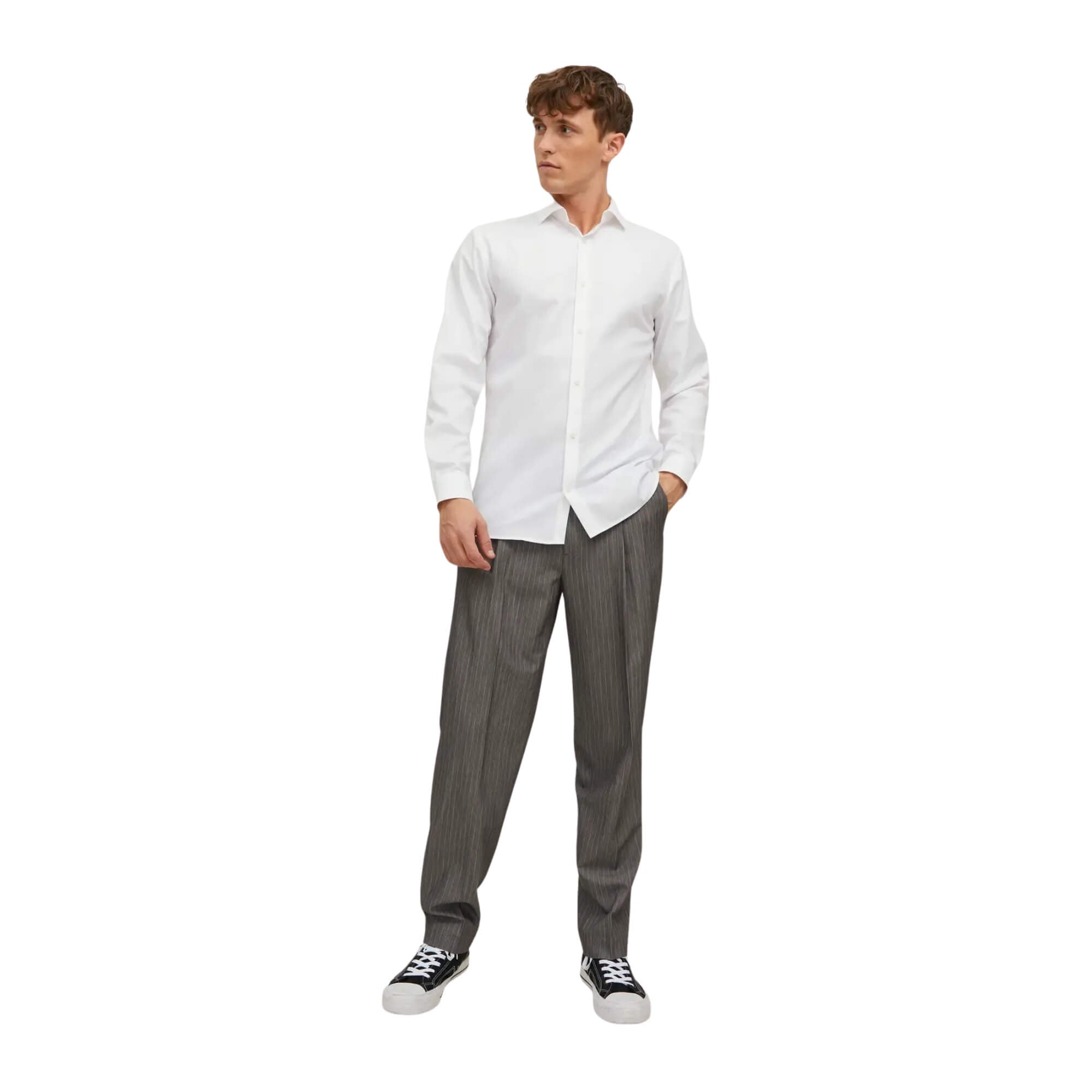 JACK and JONES Camisa Jprblaparker Shirt White | Jack & Jones · imagen 3